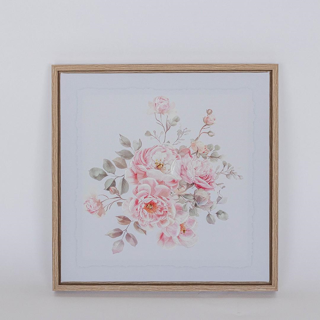 FP-XIN-130 Flowers In Bloom Canvas Print Framed Artwork