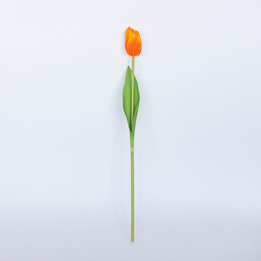 FP-WAT-011 Single Orange Tulip Artificial Flower