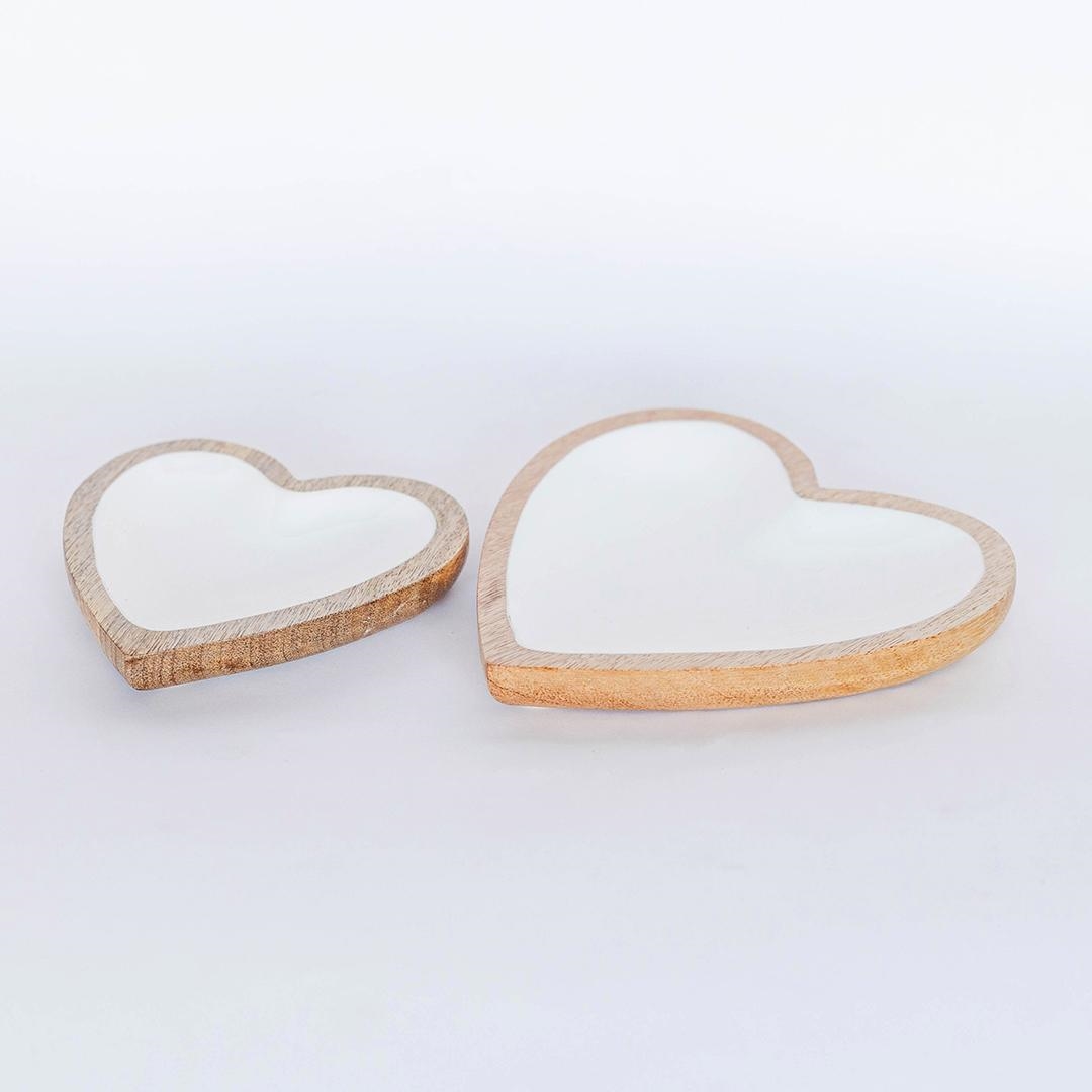 FP-ULCR-003 Set Of 2 Heart Shaped Trays