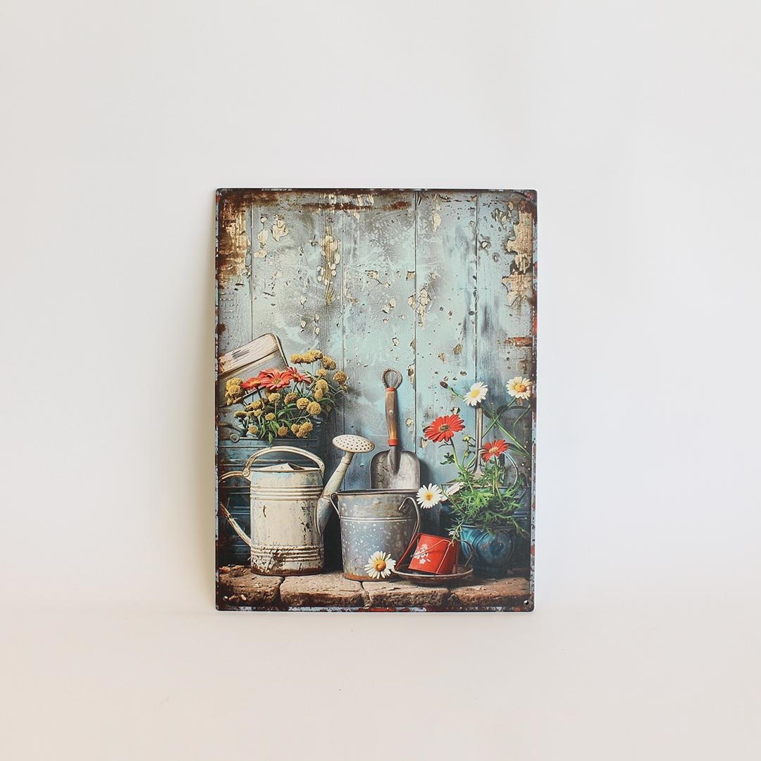 FP-MIN-446 Scene In A Garden Shed Wall Decor