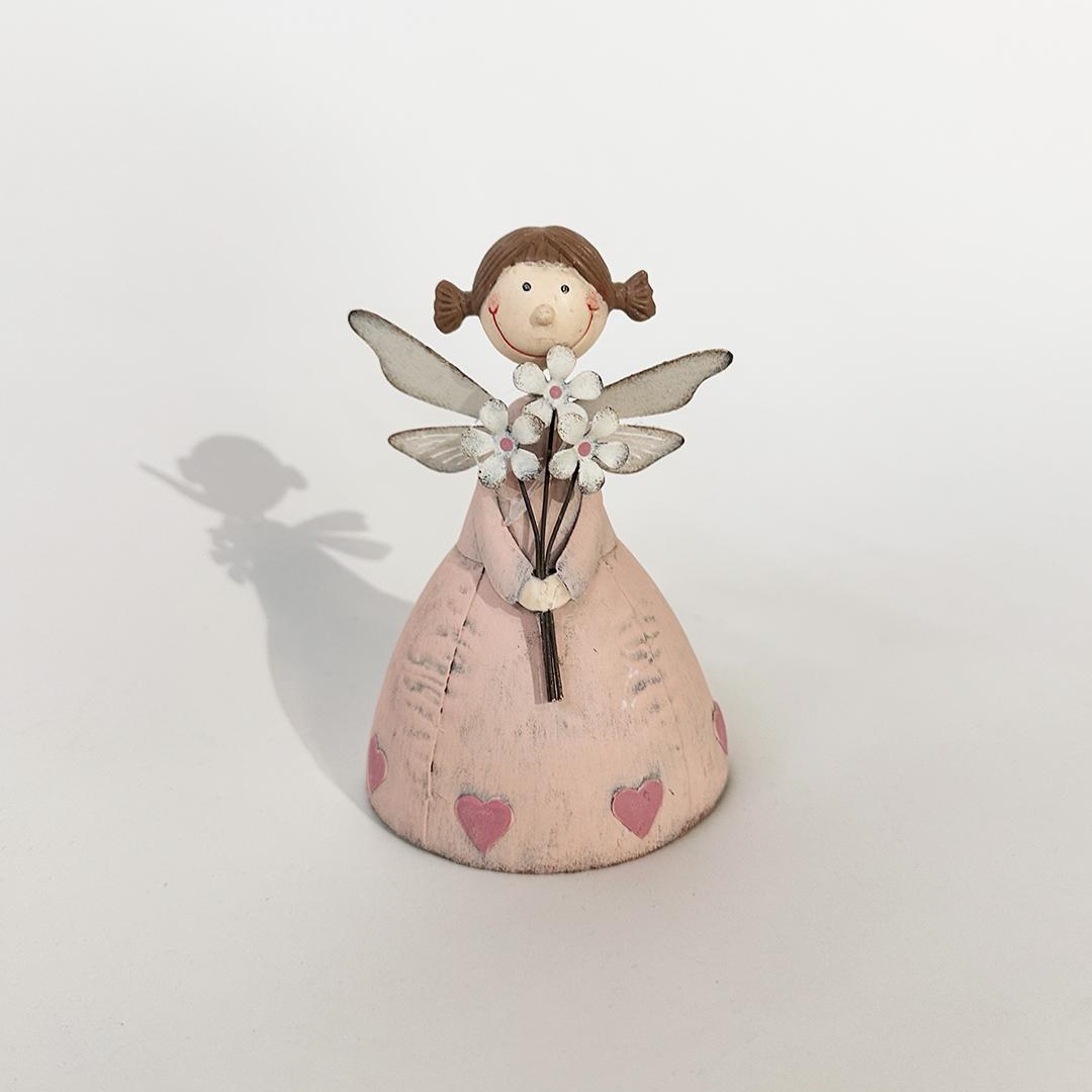 FP-HUS-628 Fairy Holding A Bouquet Of Flowers Figurine