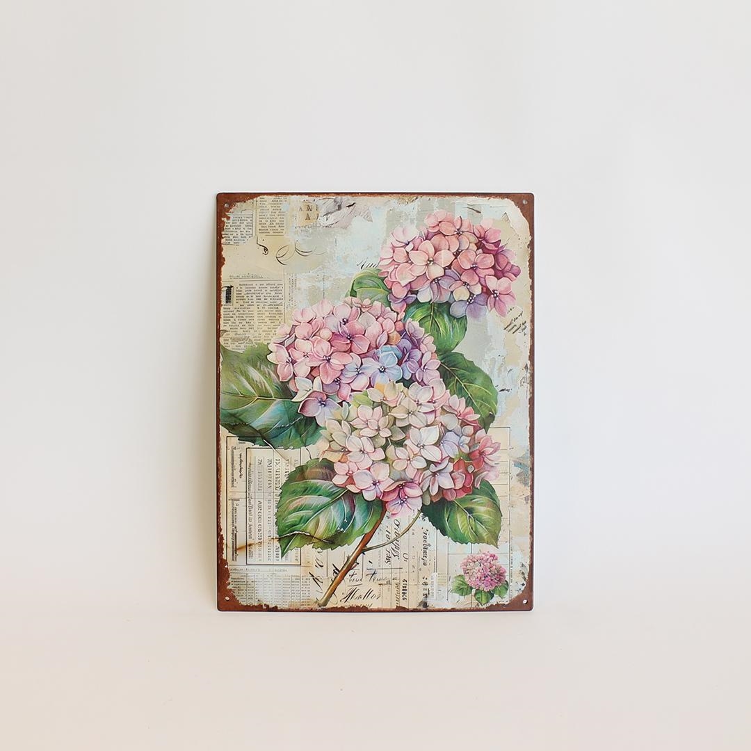FP-MIN-533 Multicoloured Hydrangeas Wall Decor