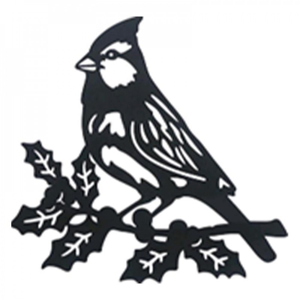 FP-MIN-406 Embossed Bird On A Tree Branch Wall Decor