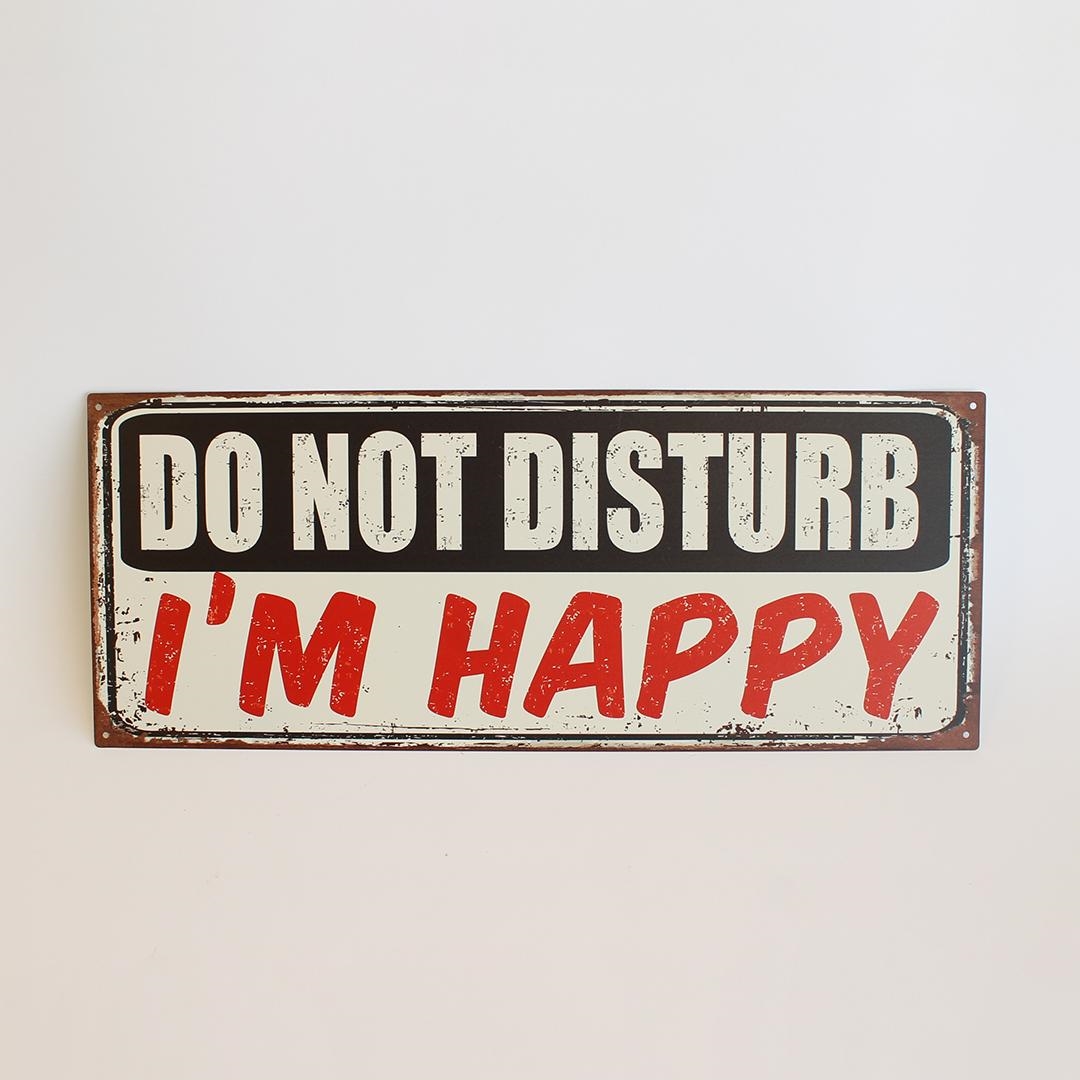 FP-MIN-509 Do Not Disturb IM Happy Sign