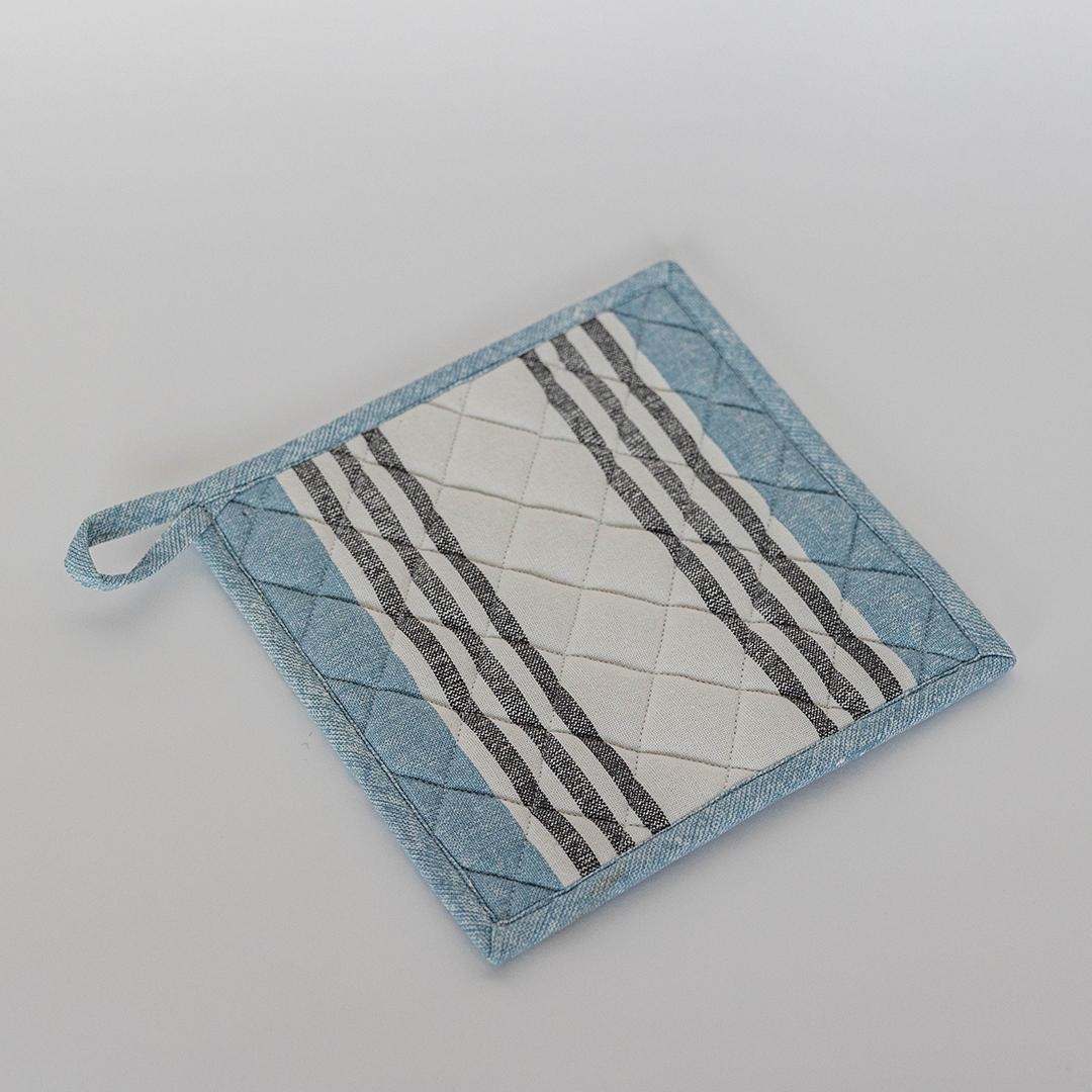 FP-IMT-284-H-B Striped Printed Cotton Pot Holder