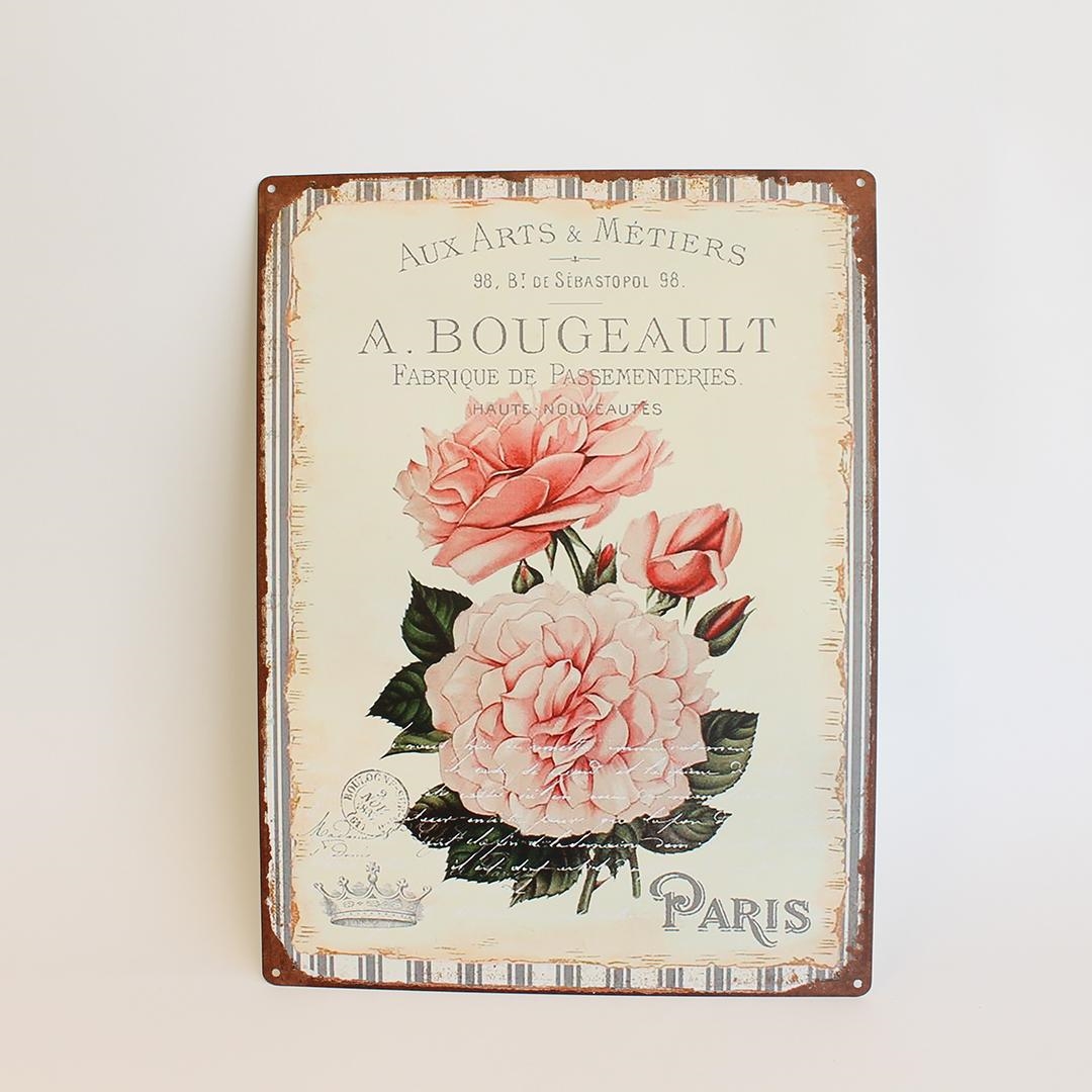 FP-MIN-539 French Rose Motif Wall Decor