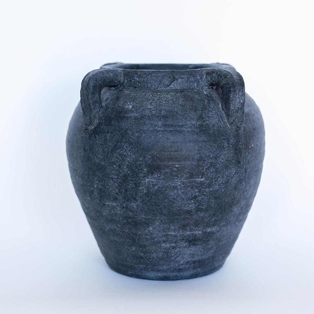 FP-CNP-449 Classic Jar Shape With 3 Small Handles Vase