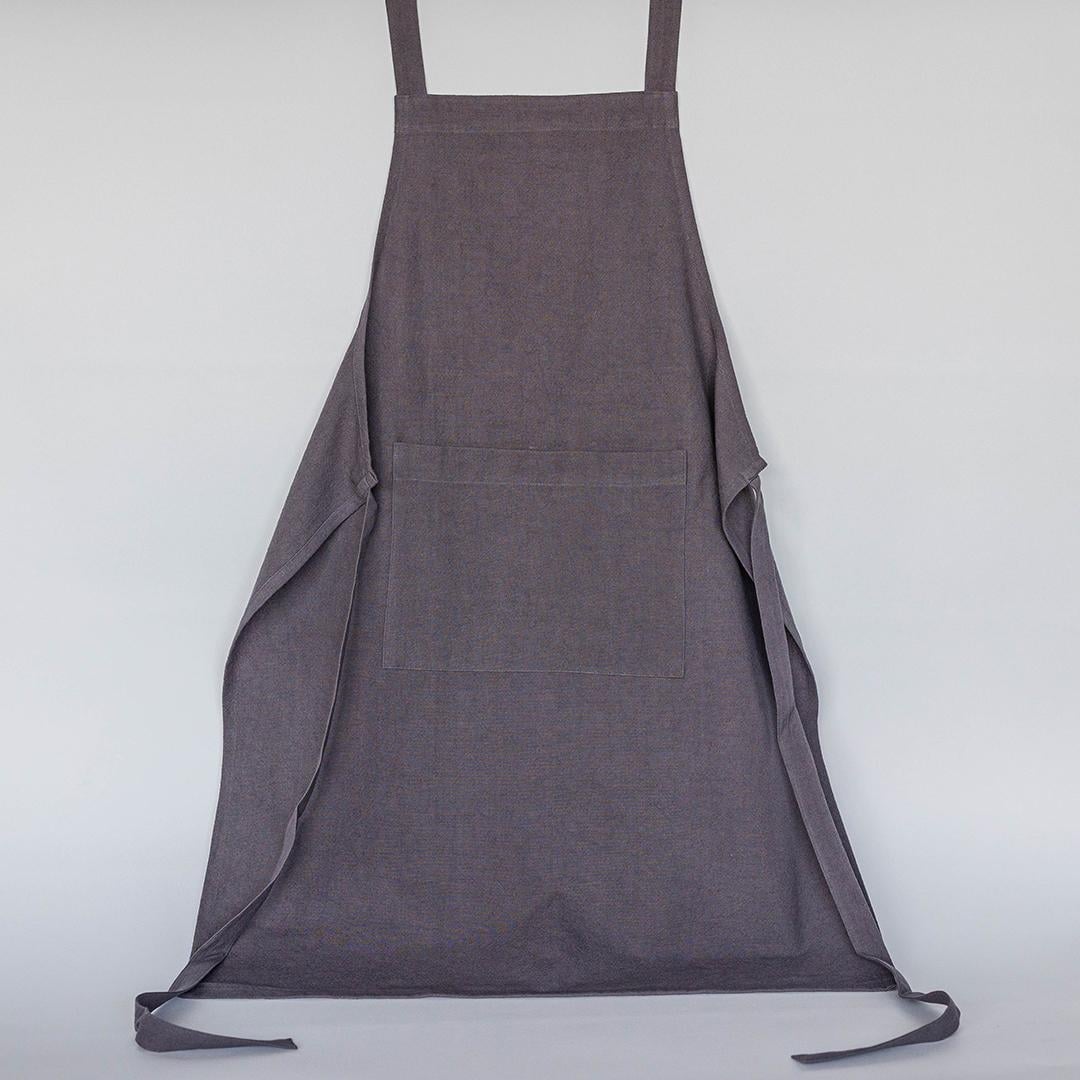 FP-IMT-283-A-G Front Pocket With Waist Tie Band Apron