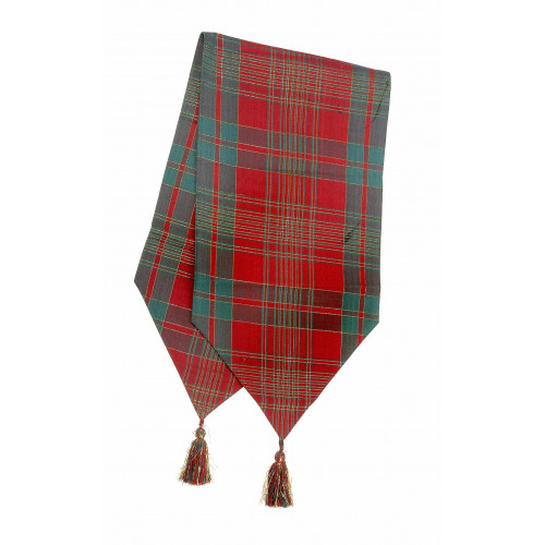 13 x 54 in. Ribbed Table Runner with Tassels, Dover