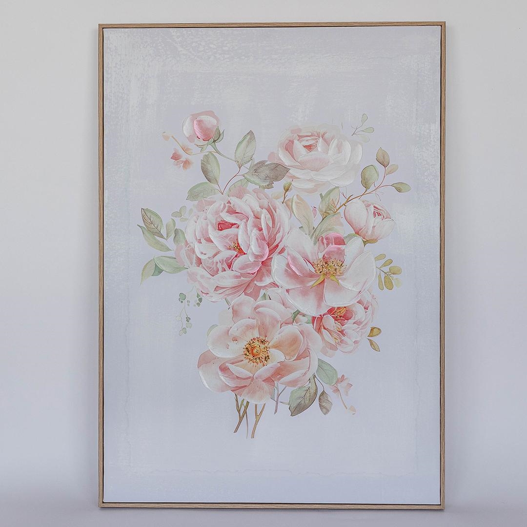 FP-XIN-135 Flowers In Bloom Canvas Print Framed Artwork