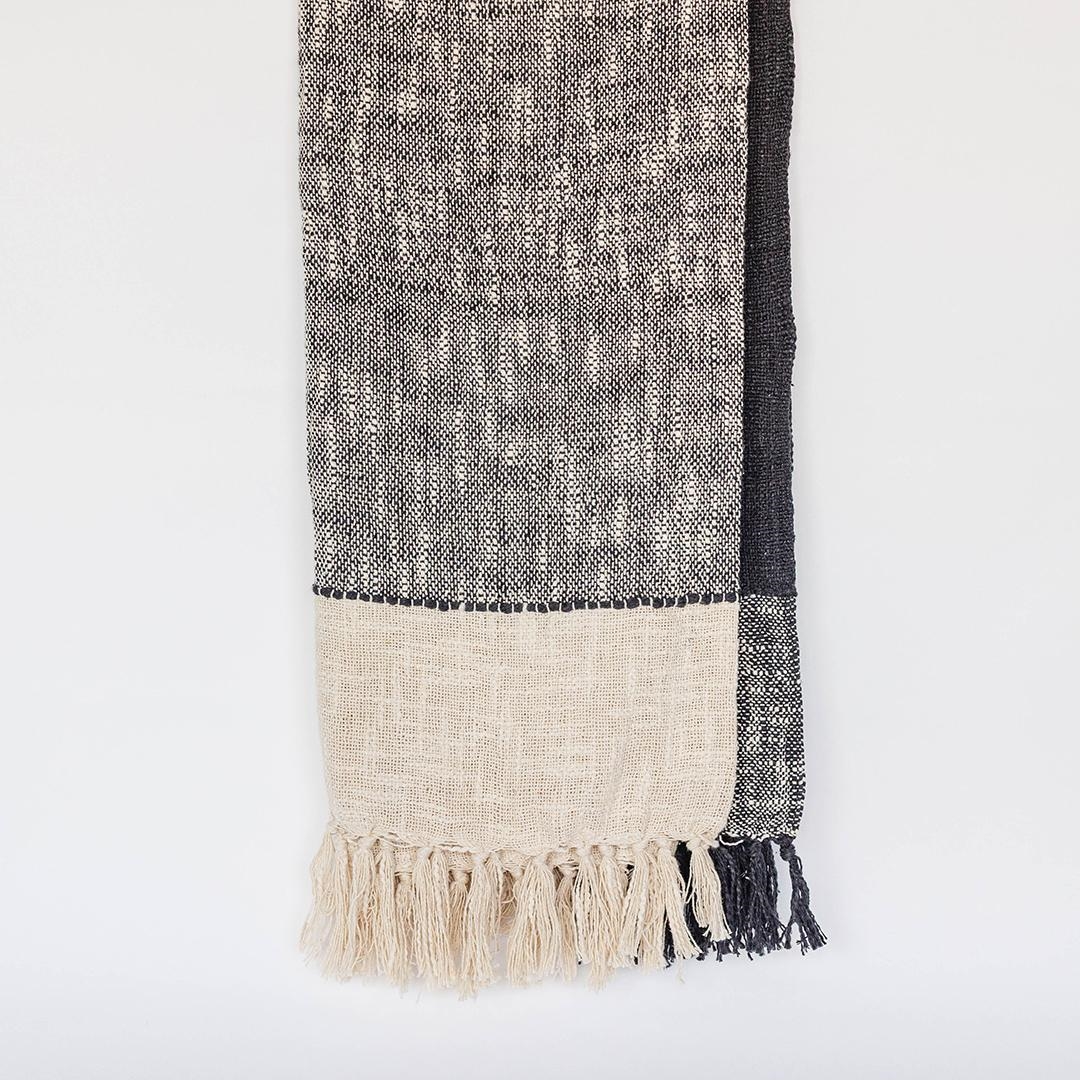 FP-IMT-278 2 Tone With Tassels Throw