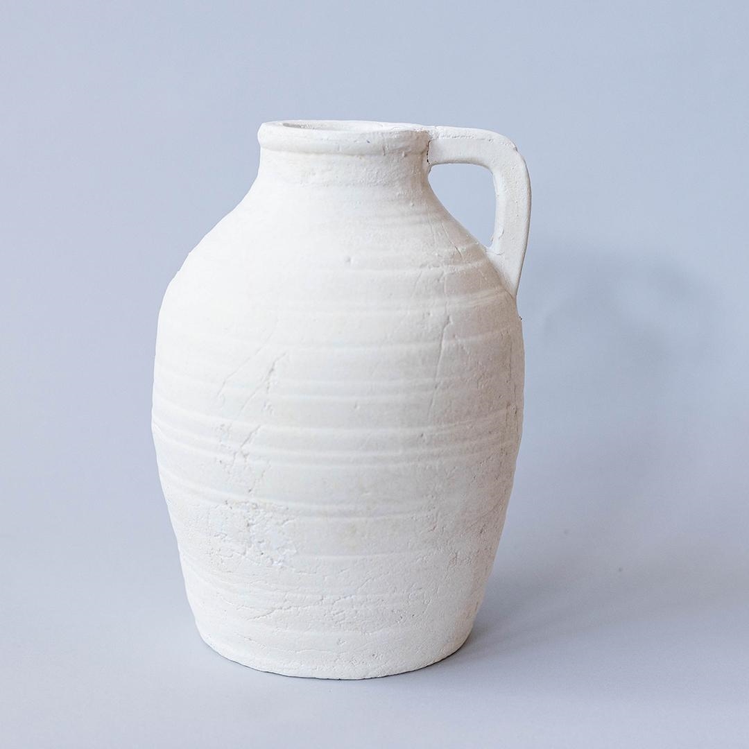 FP-CNP-405-W Terracotta With One Handle Vase