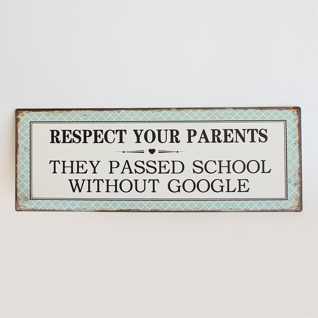 FP-MIN-518 Respect Your Parents They Passed School Without Google Sign