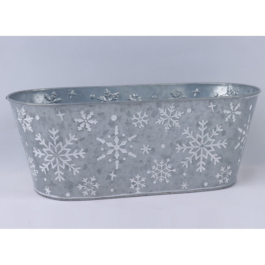 AI-GA3465-1053 Embossed Snowflakes Bucket