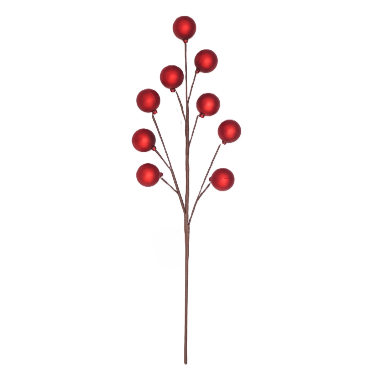 AI-FL7234RED 9 Ball Ornaments Christmas Pick