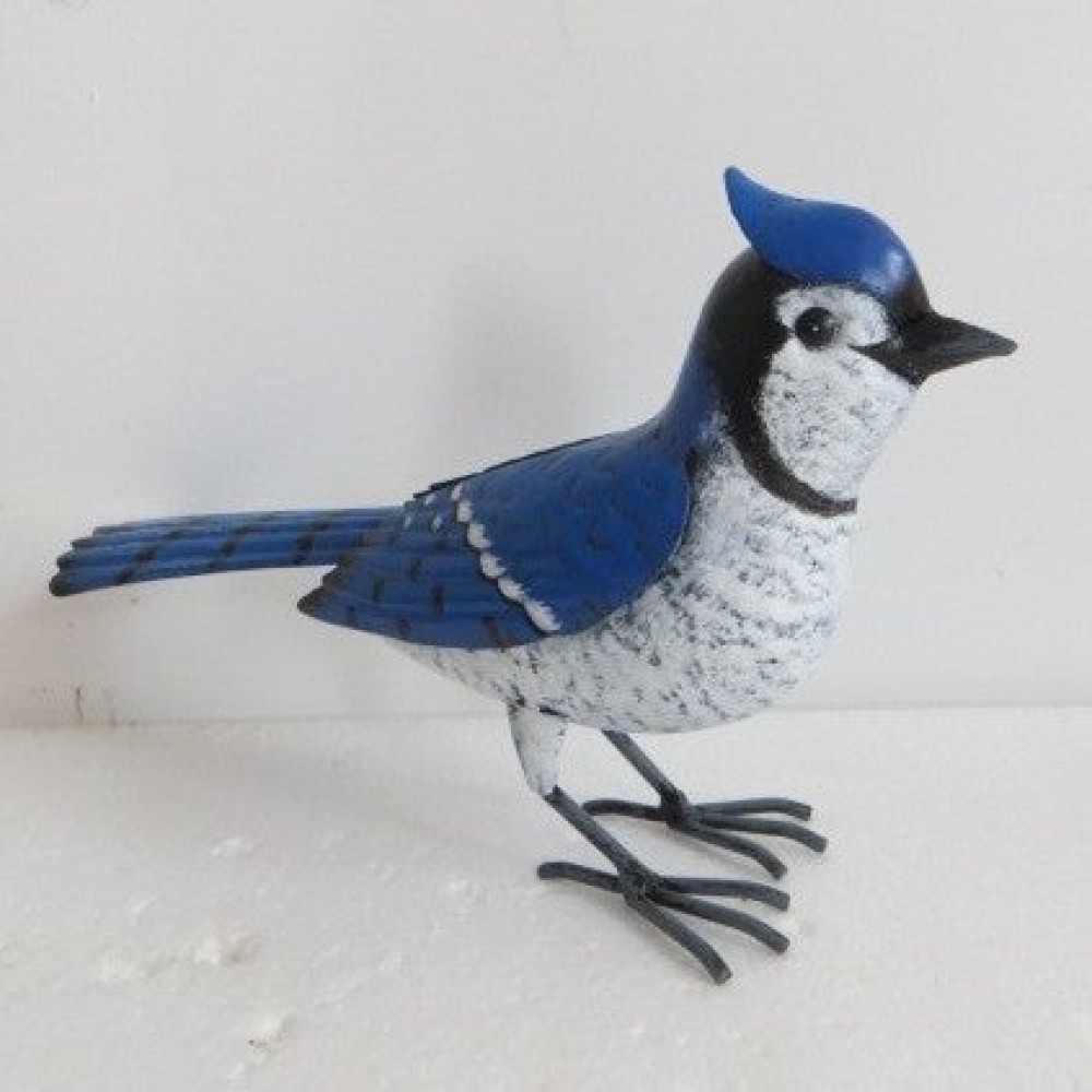 AI-GG9652 Standing Blue Jay Garden Sculpture