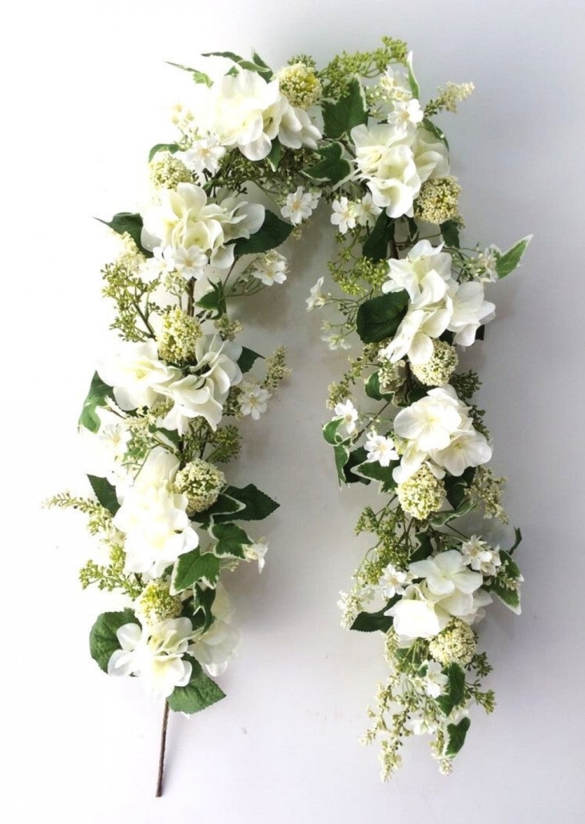 AI-FL7208 Hydrangeas And Greenery Garland