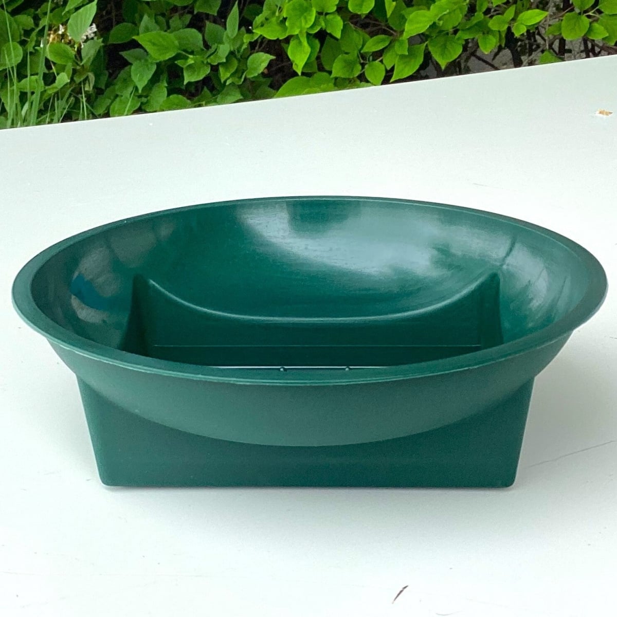 AI-N01GRE 6.375in(s)D X2H Green Plastic Plant Stand