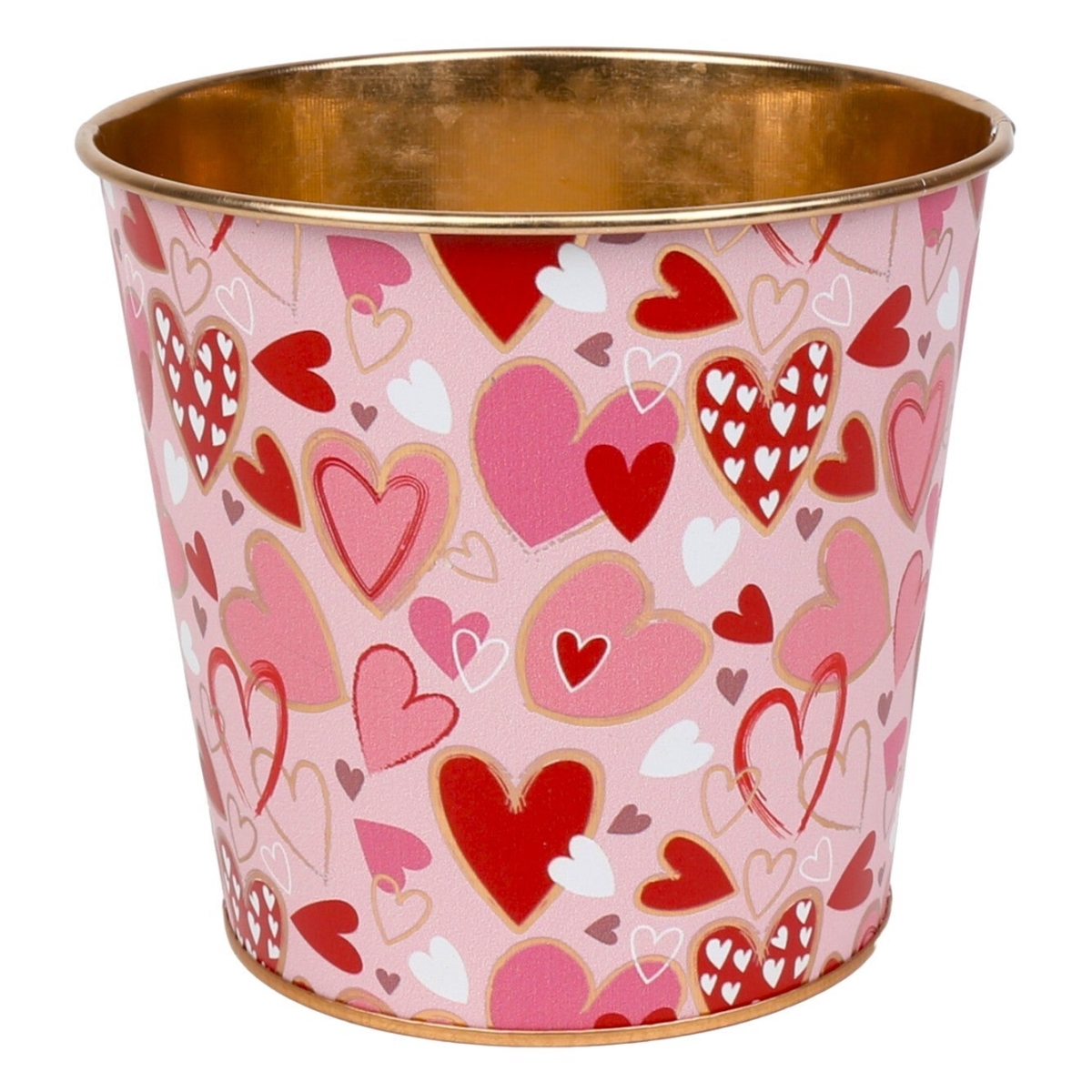 AI-GA3500-719 Pink And Red Hearts Printed Bucket