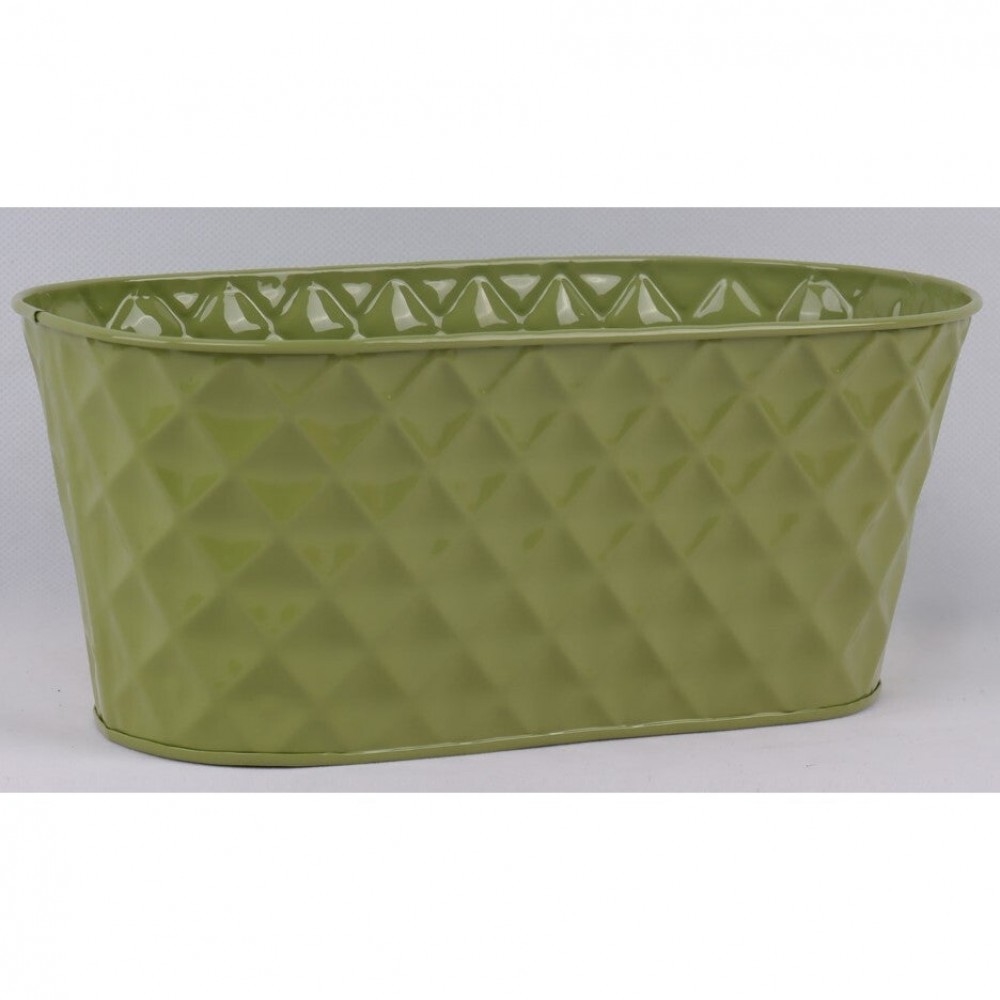 AI-GA3405-325 Sage Green Embossed Diamond Pattern Bucket