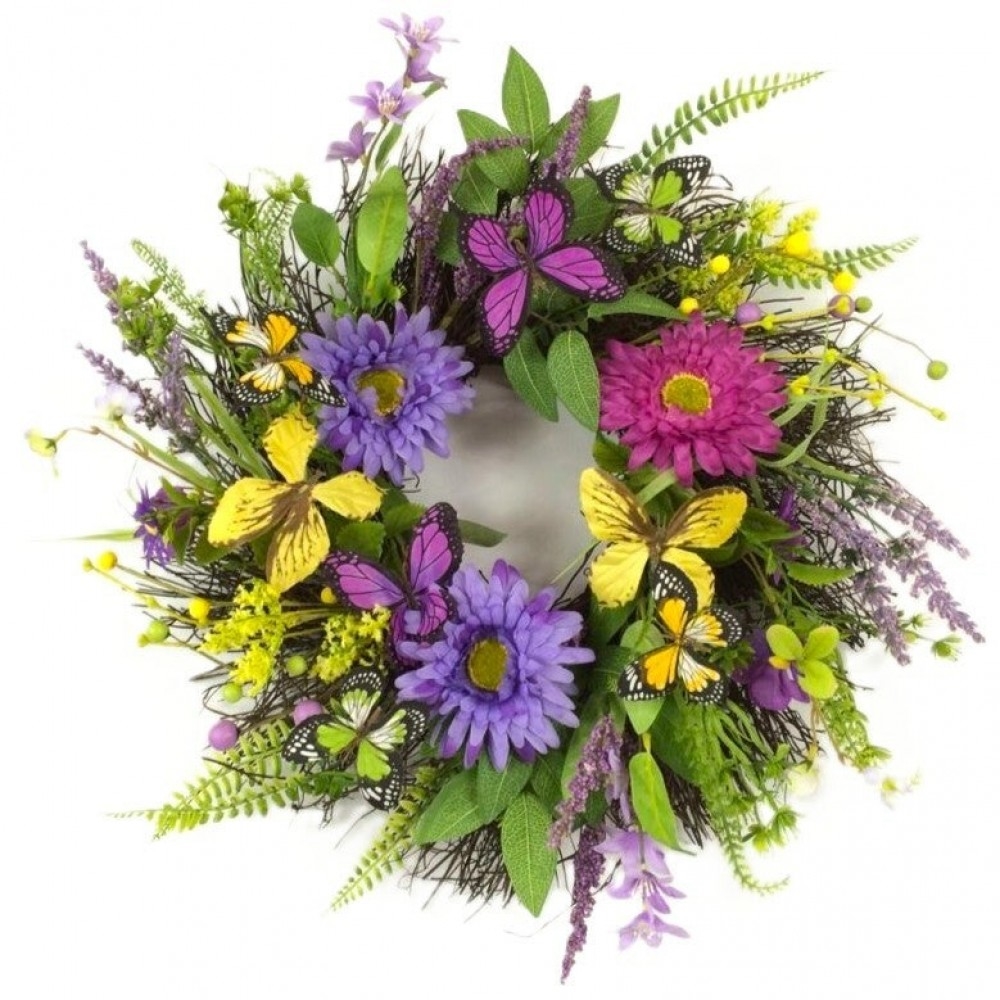 AI-FL7203 Spring Mixed Floral Wreath