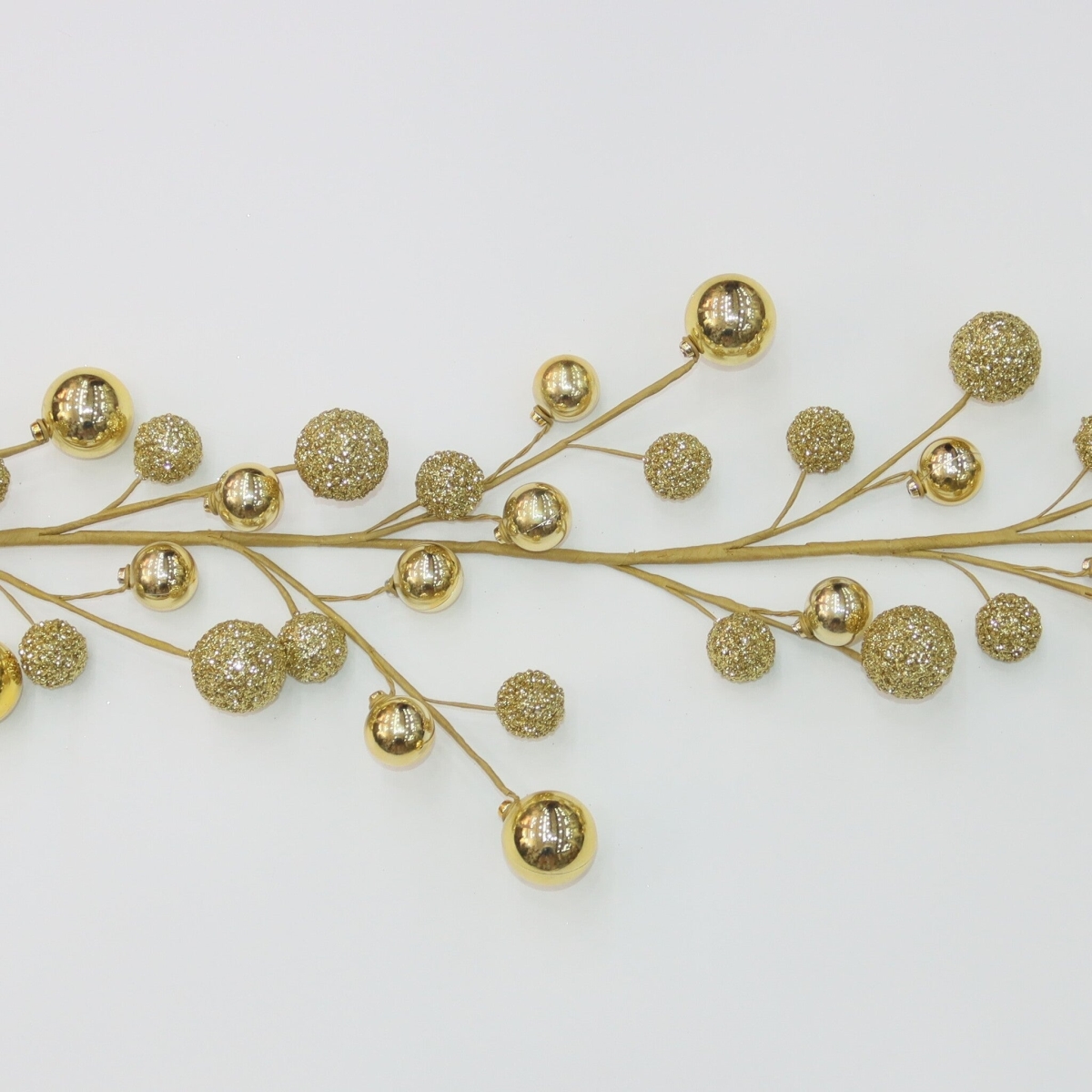 AI-FL7235GO Gold Christmas Balls Garland