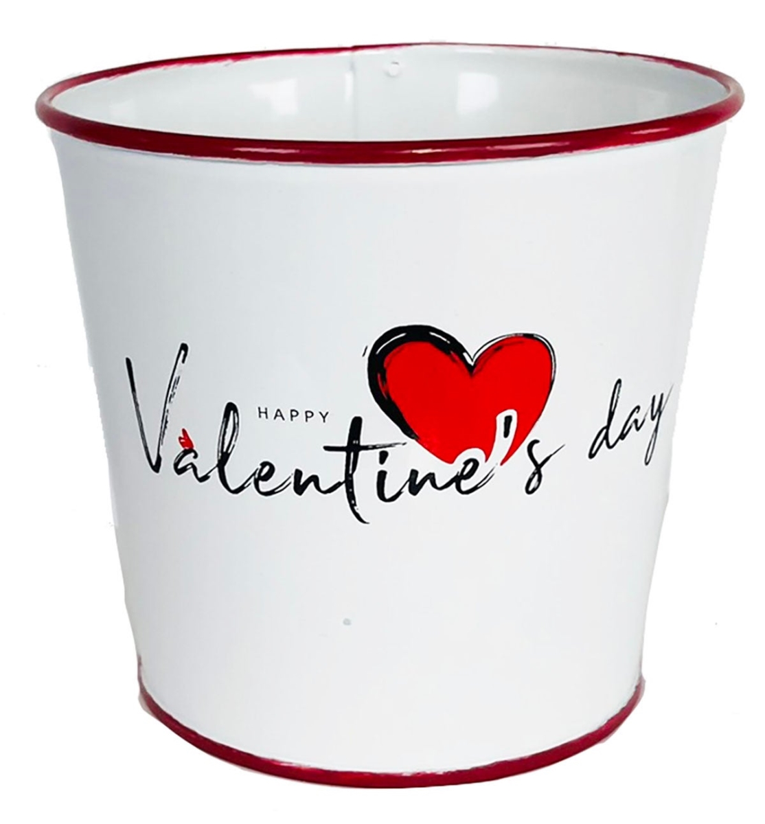 AI-GA3672RWH Happy Valentine'S Day Printed Metal Planter