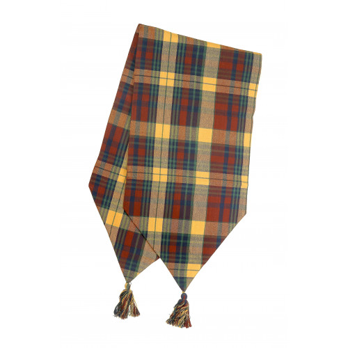 13 x 54 in. Ribbed Table Runner with Tassels, Sunset