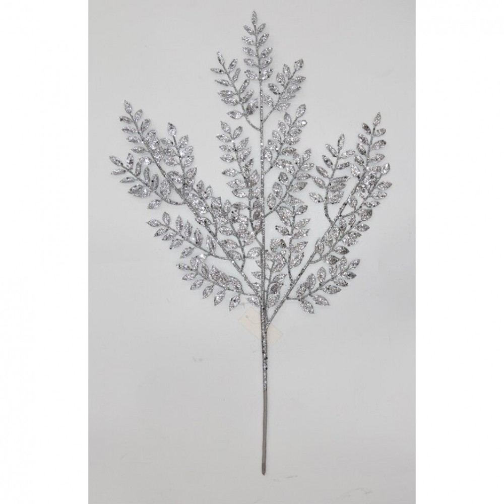 AI-FL7221SI 24.4in(s) Glitter Silver Leaf Pick