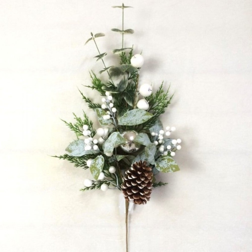 AI-FL7192 Mixed Greens With Pine Cone Pick