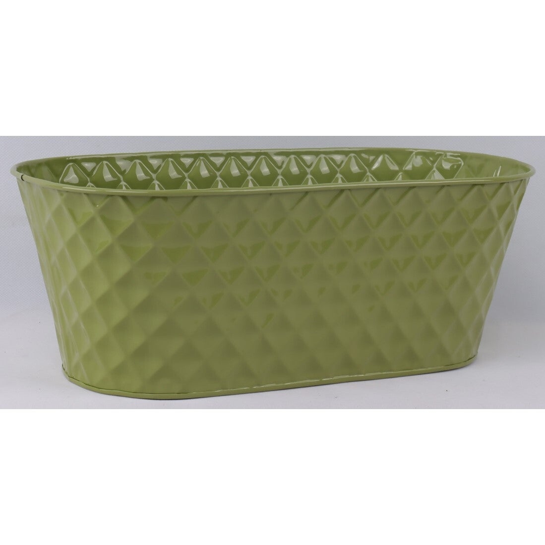 AI-GA3465-325 Sage Green Embossed Diamond Pattern Bucket