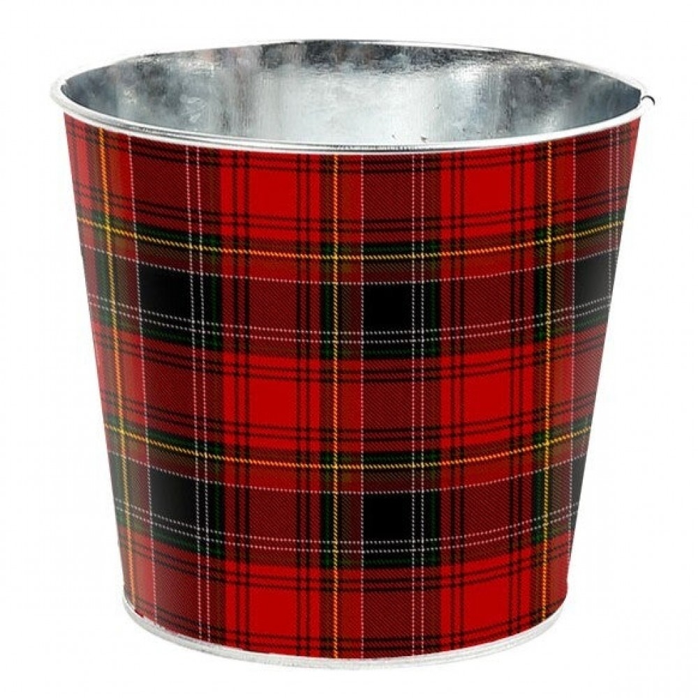 AI-GA3500-1109 Yuletide Plaid Printed Bucket