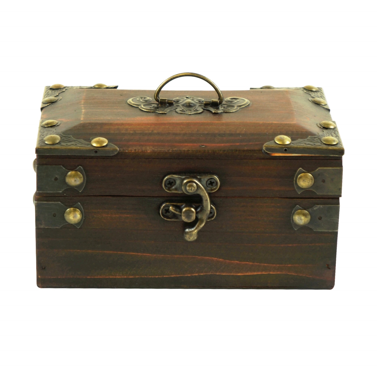 BM-CQG1760 Antique Look With Metal Handle On The Top Decorative Box