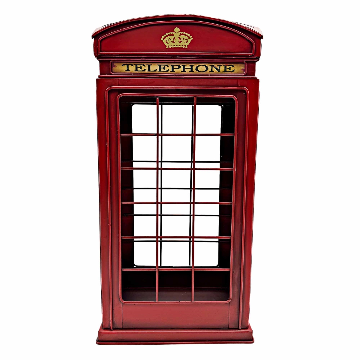 Picture of MDR Trading Inc. BM-RD2066 Metal Telephone Box 2 Bottle Wine Holder