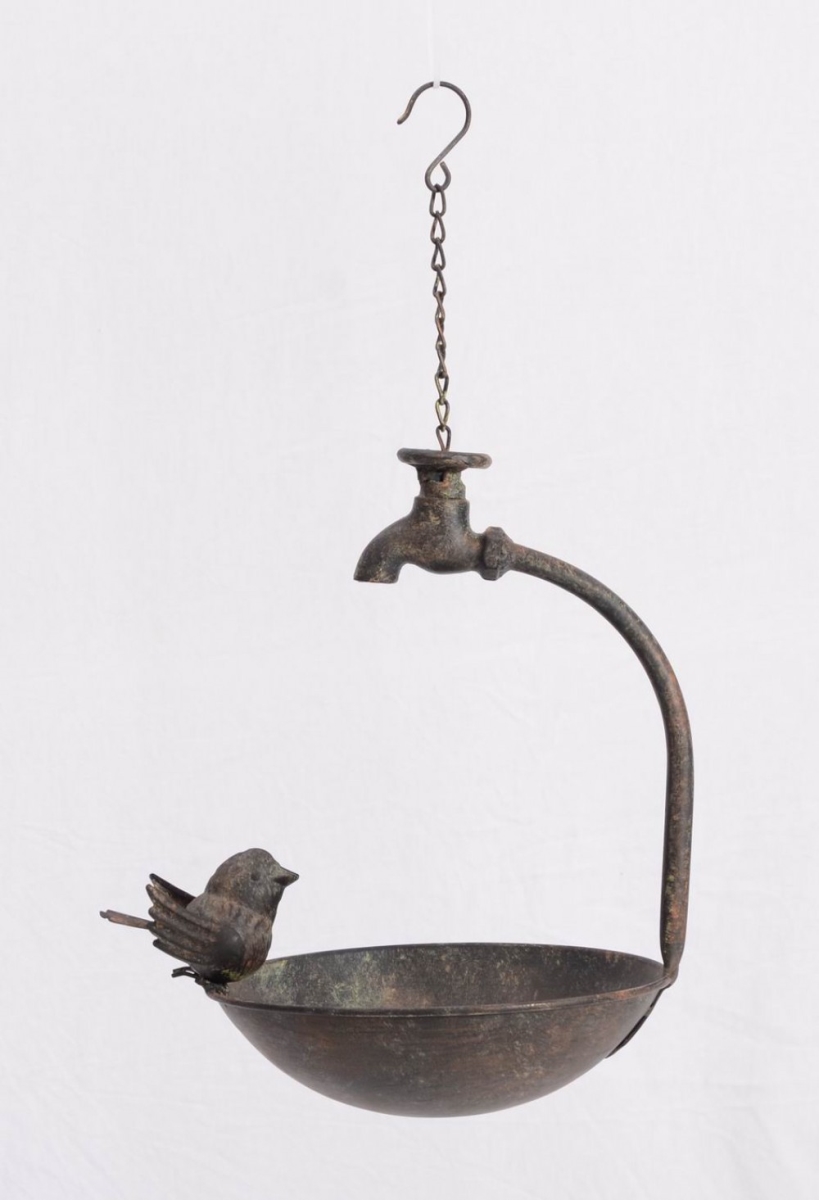 BM-GD6234 Rustic Faucet And Bowl With Bird Hanging Bird Feeder
