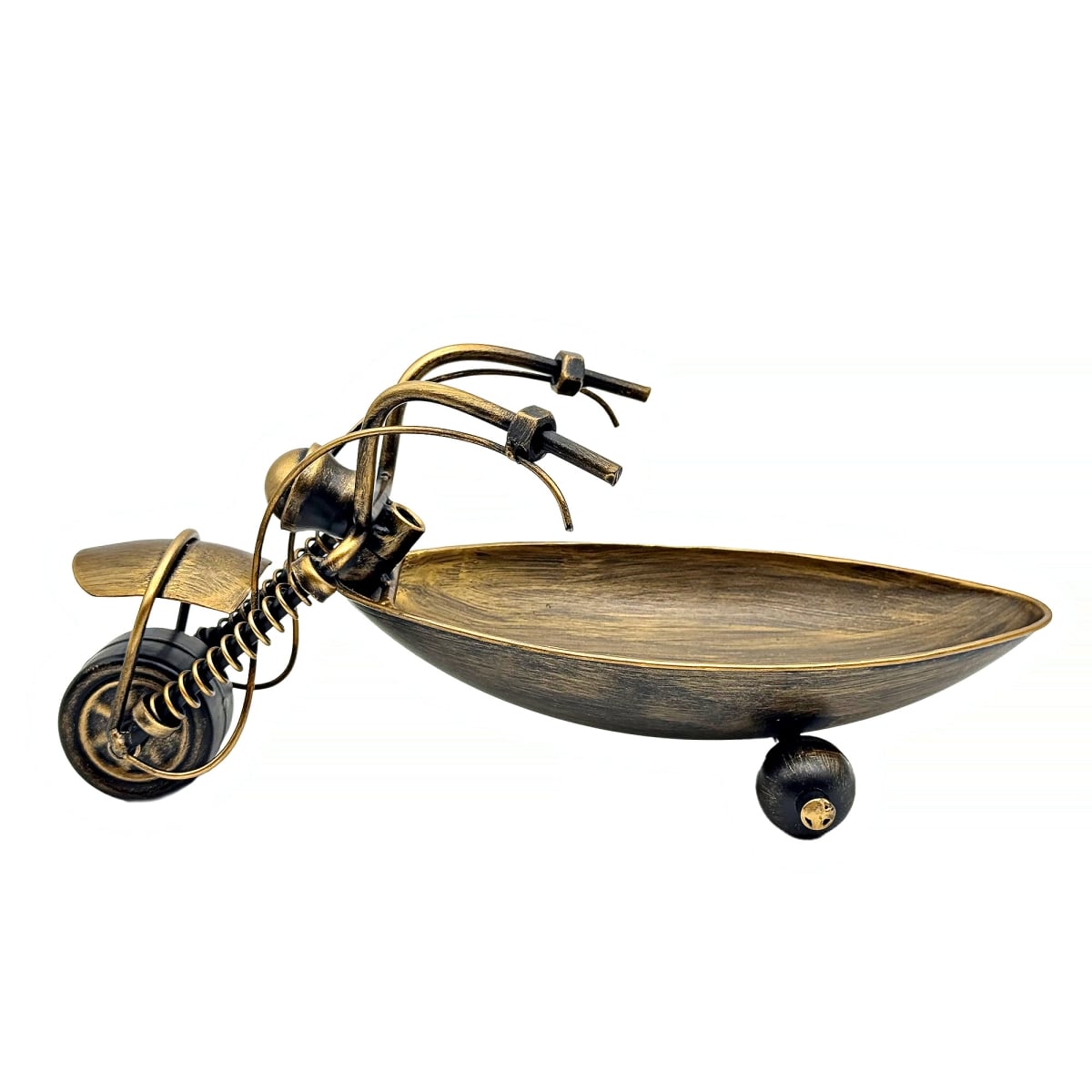 BM-WA3062 Metal Motorcycle Shaped Mini Tray Decoration
