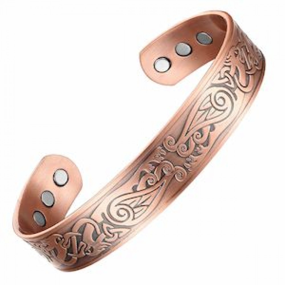 MJ-KSBG49 Native Birds Style Copper Bangle