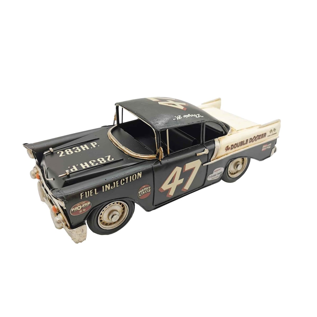 BM-RD2047 The Double Doozer Classic Rally Car Figurine