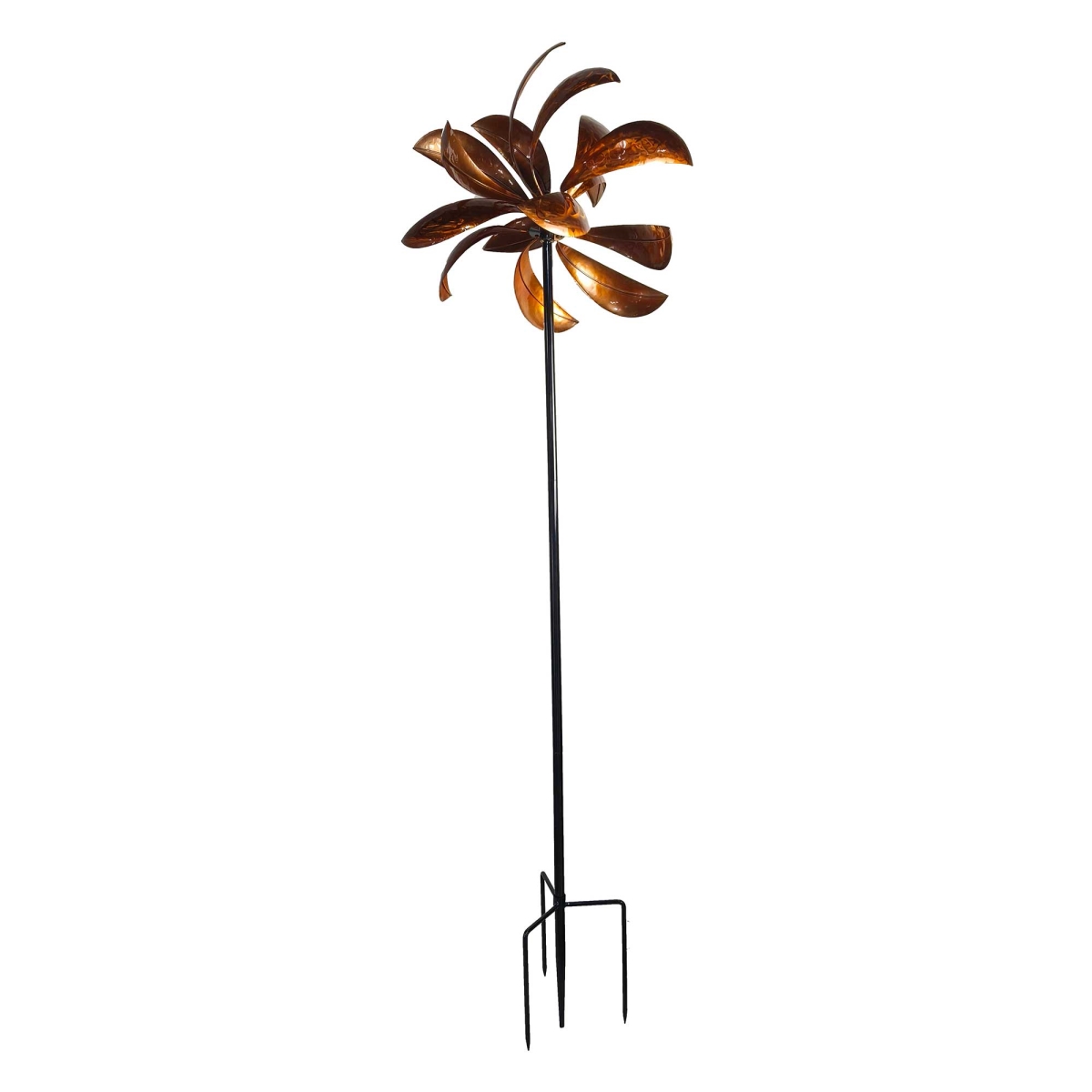 BM-JF2095 Golden Bloom Garden Spinner Garden Sculpture