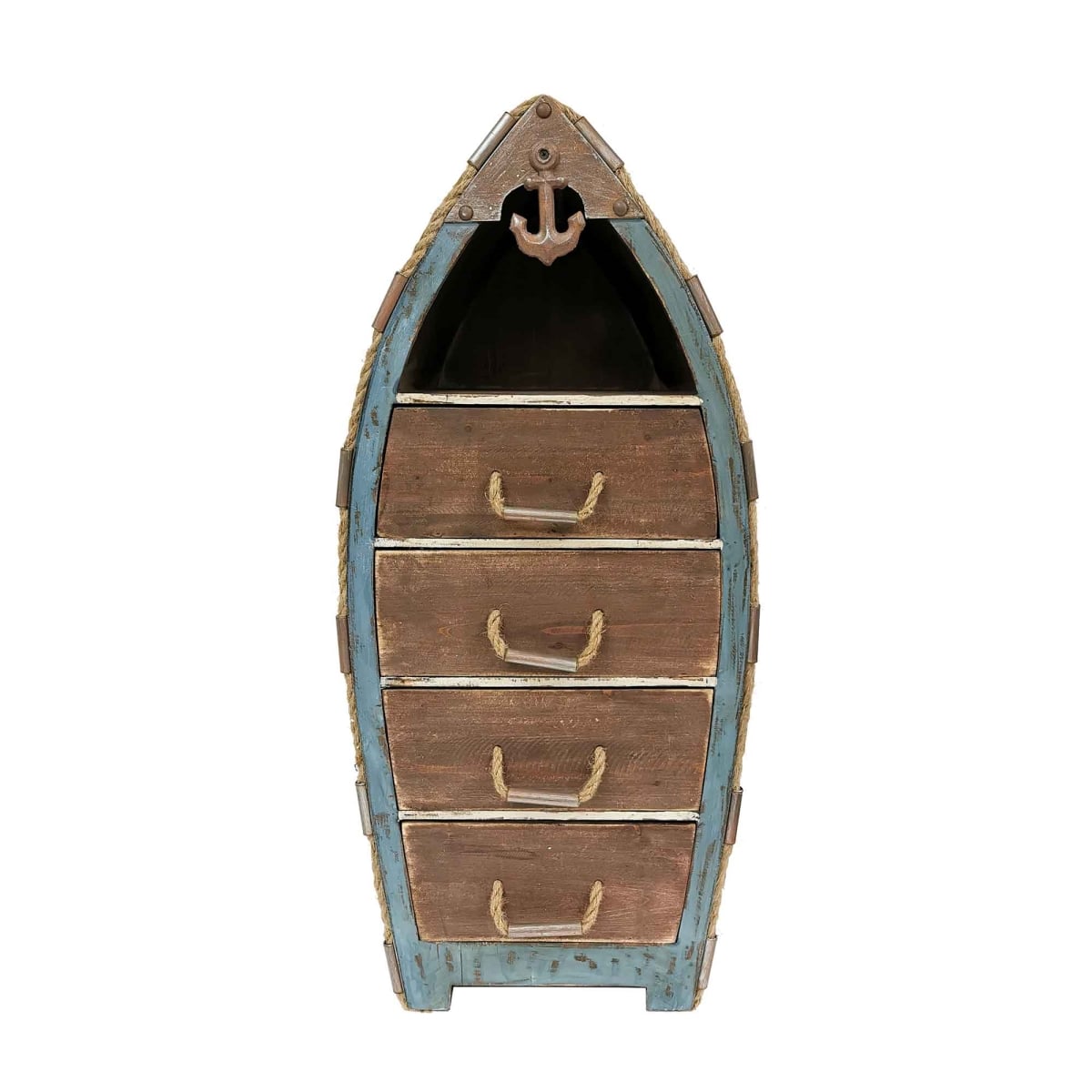 BM-WA0984 Boat Shaped Cabinet With Four Drawers Stand