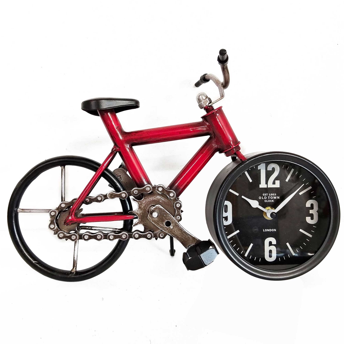 BM-TC3030 Red Bicycle Table Clock