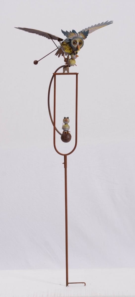 BM-GD6226 Rocking Owls Garden Stake