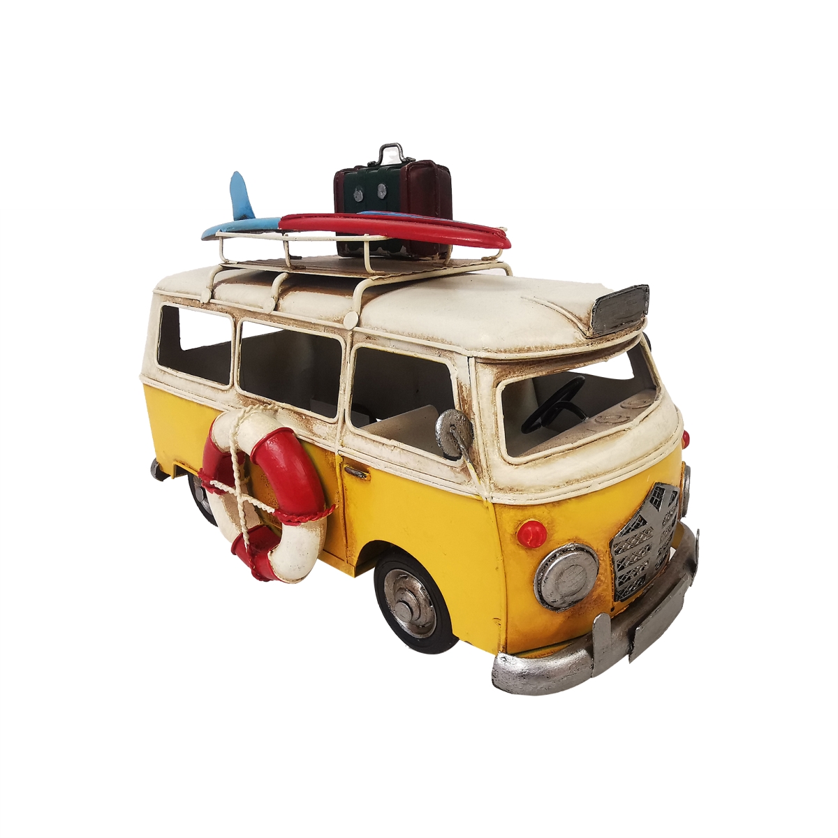 BM-RD2001 Camper Bus Ready For The Beach Figurine