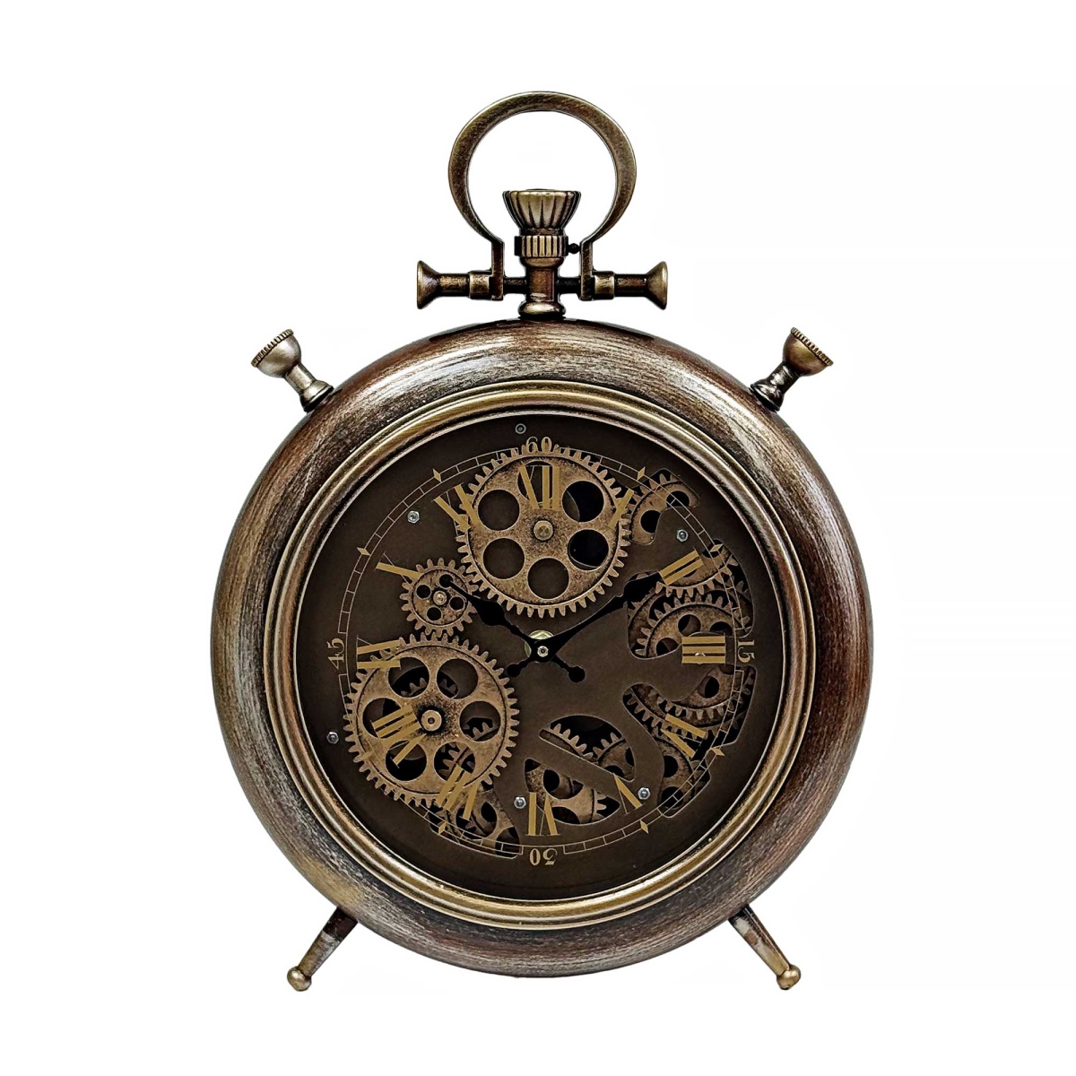 BM-TC3036 Pocket Watch With Exposed Moving Gears Table Clock