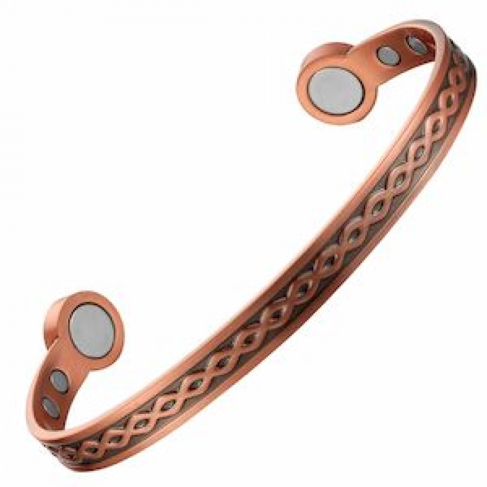MJ-KSBG32 Tight Braided Pattern Copper Bangle