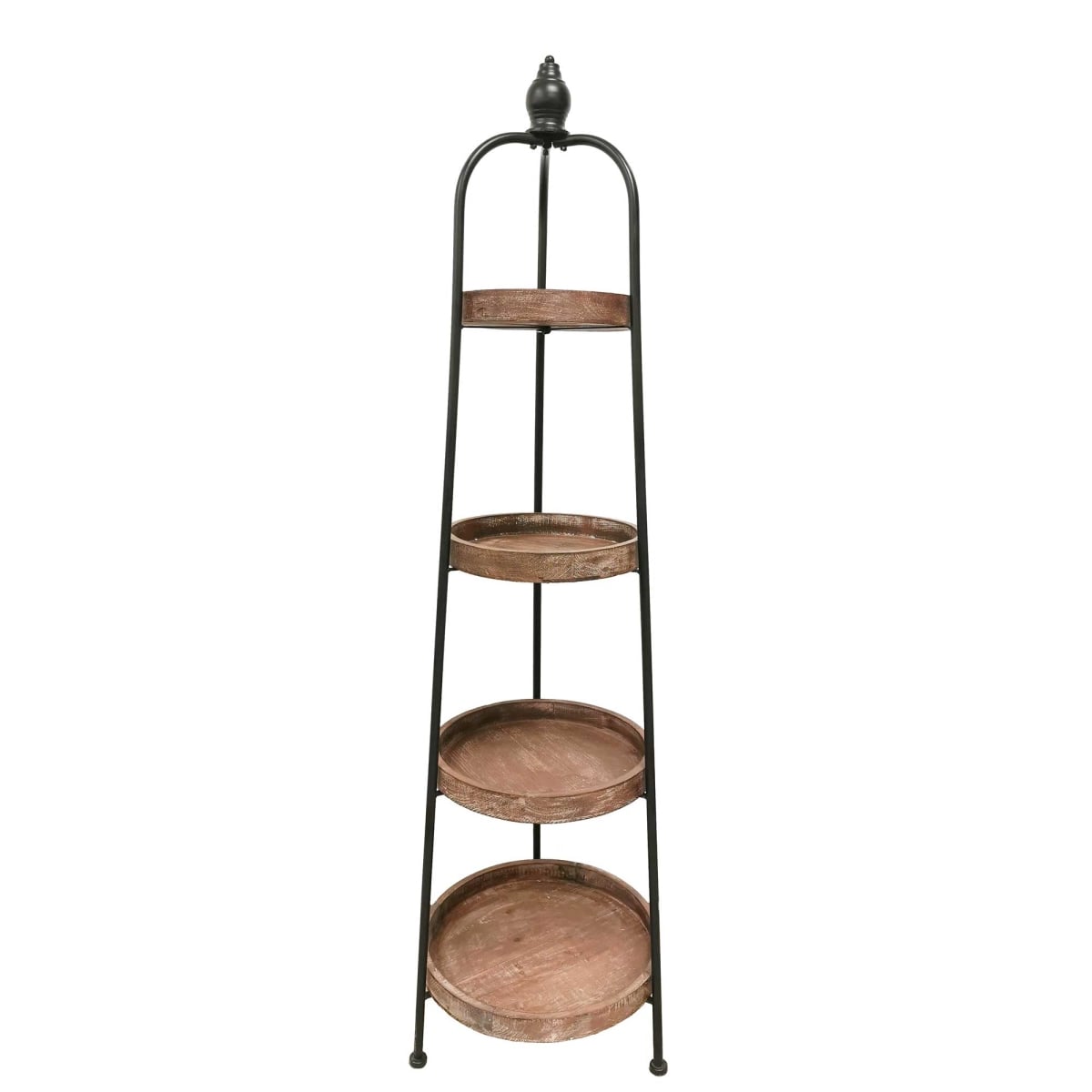BM-WA0949 Four Tiered With Metal Finial Stand