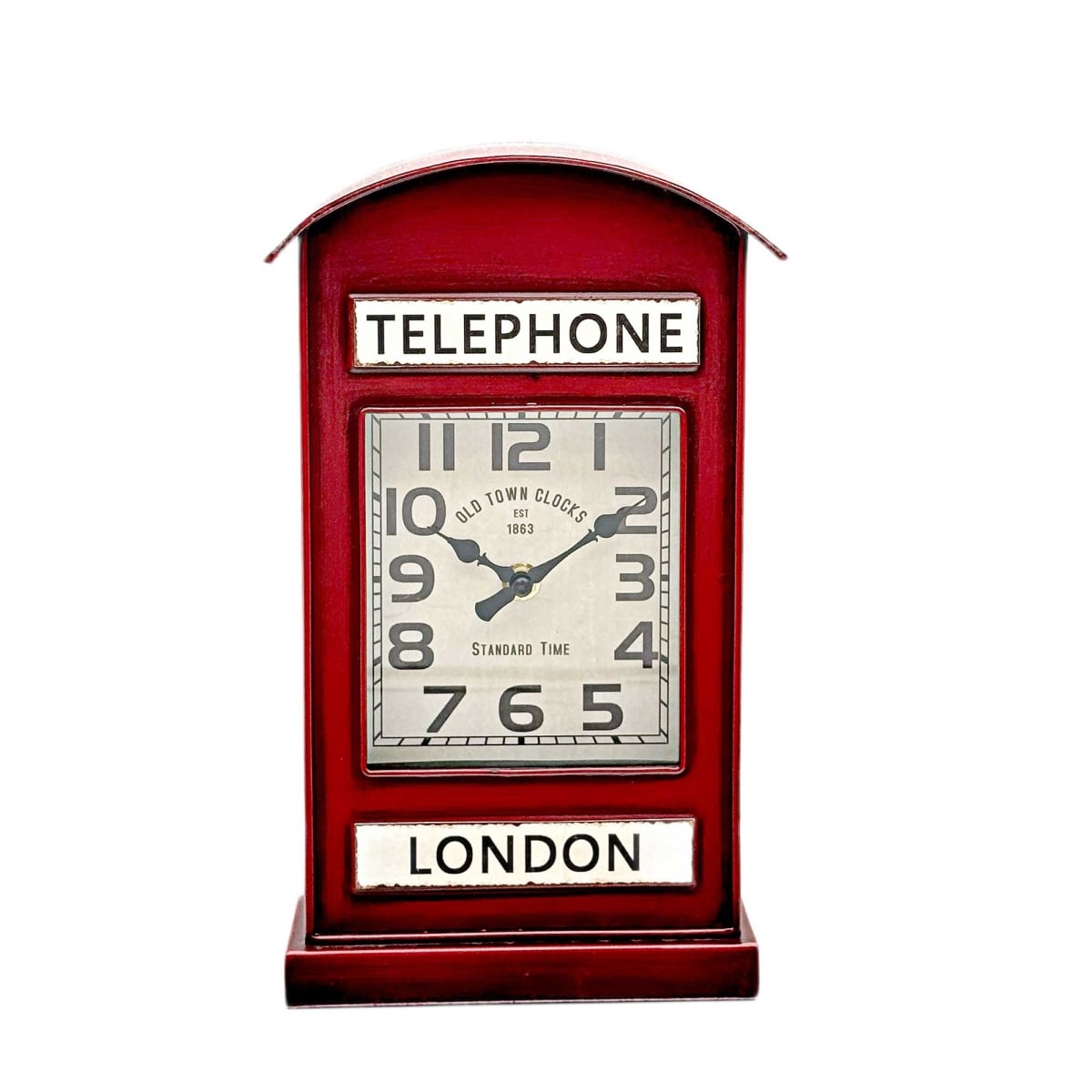 BM-TC3028 London Telephone Box Table Clock