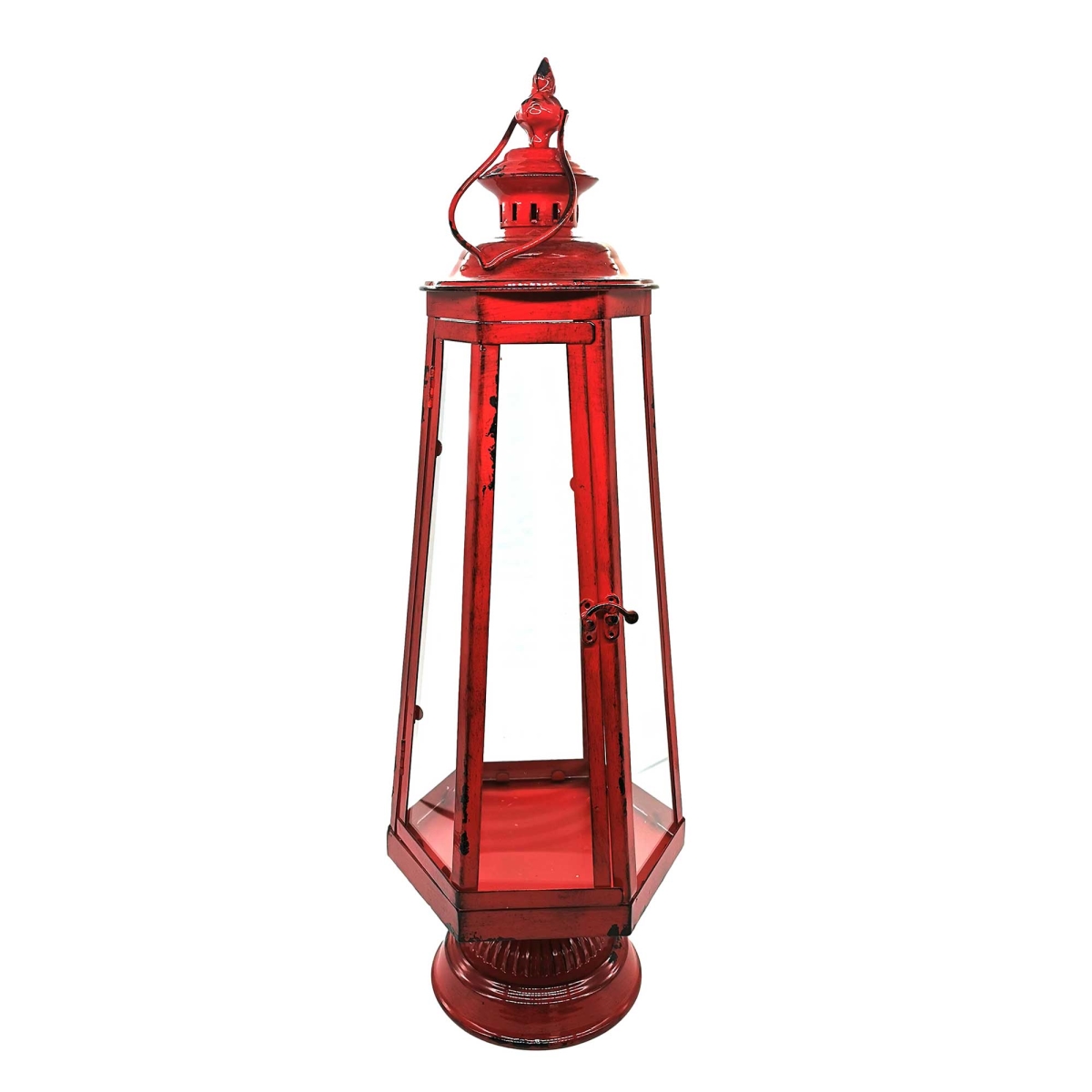 BM-HD3313-R Lighthouse Shape With Handle On A Pedestal Lantern