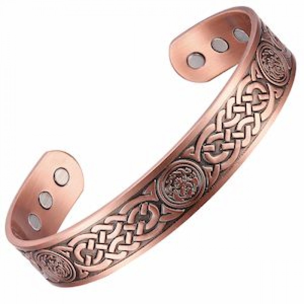 MJ-KSBG48 Traditional Celtic Pattern Copper Bangle