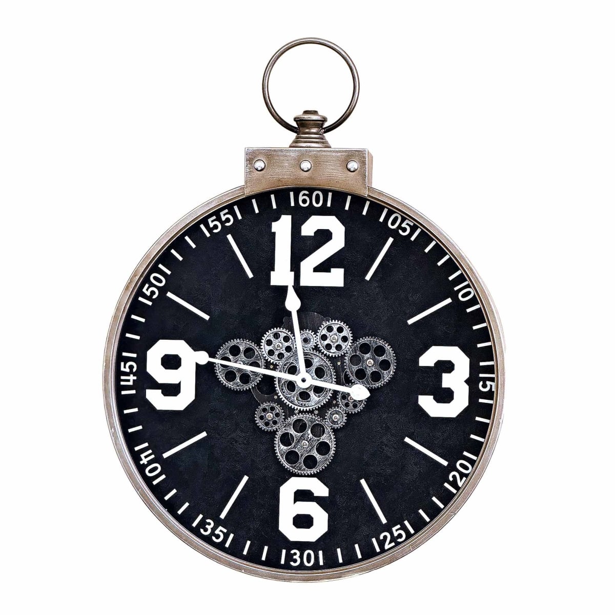 BM-WC1989 Stopwatch Look With Gears Wall Clock